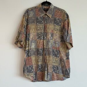 Men's Casual Multicolor Checkered Shirt